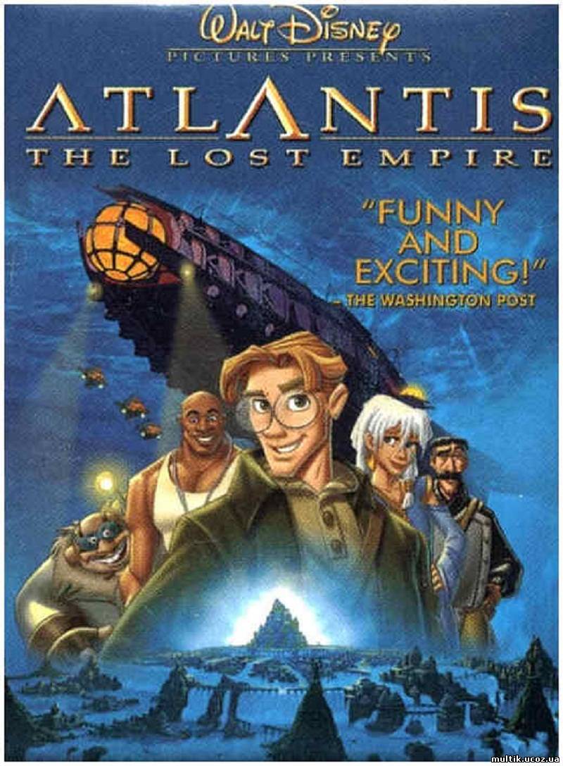 Атлантида: Затерянный мир / Atlantis: The Lost Empire (2001) смотреть онлайн